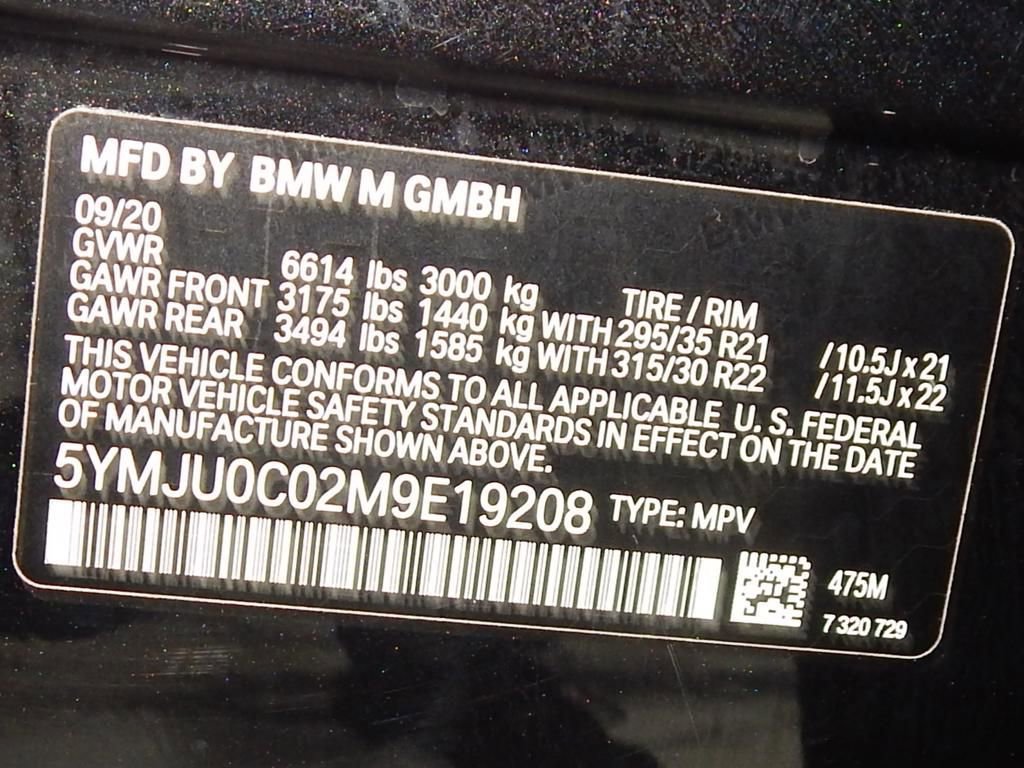 Used 2021 BMW X5 M w/ Executive Package AWD/4WD image 10