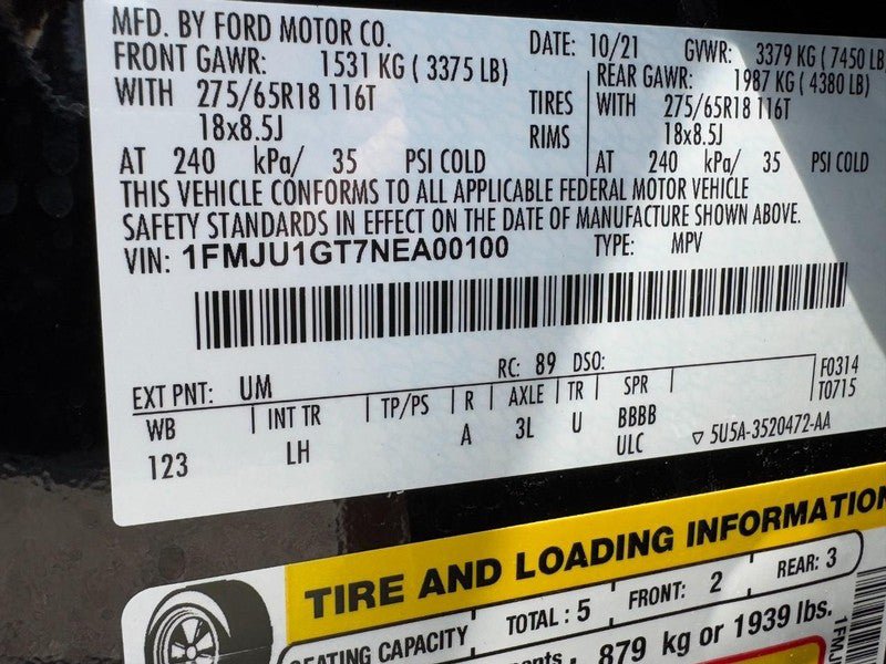 Used 2022 Ford Expedition XL AWD/4WD image 24