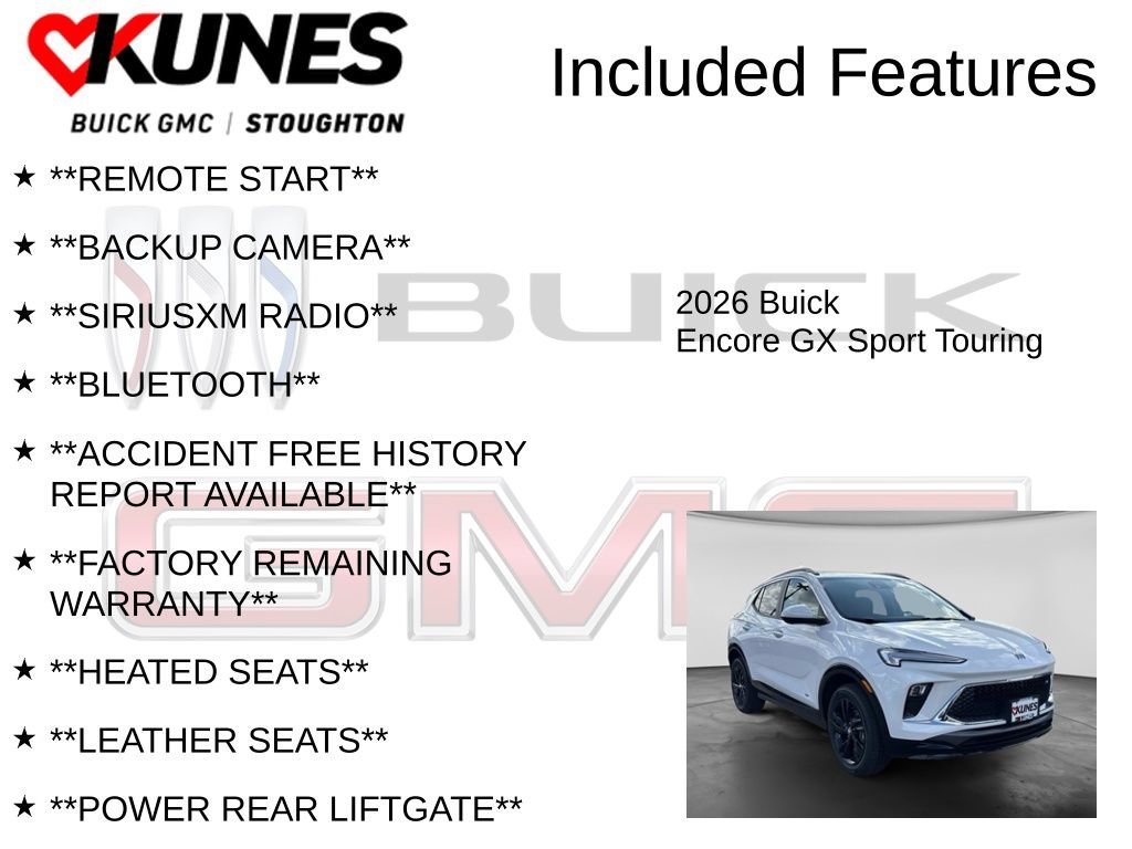 New 2026 Buick Encore GX Sport Touring w/ Advanced Technology Package AWD/4WD image 2