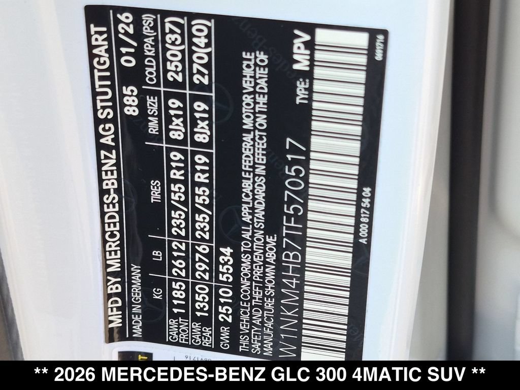Certified 2026 Mercedes-Benz GLC 300 4MATIC image 19