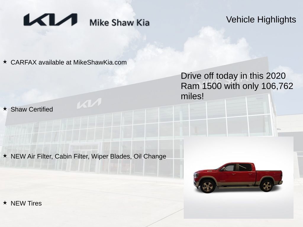 Used 2020 RAM 1500 Laramie AWD/4WD image 9