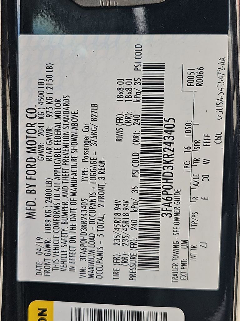 Used 2019 Ford Fusion SE w/ Equipment Group 151A image 16