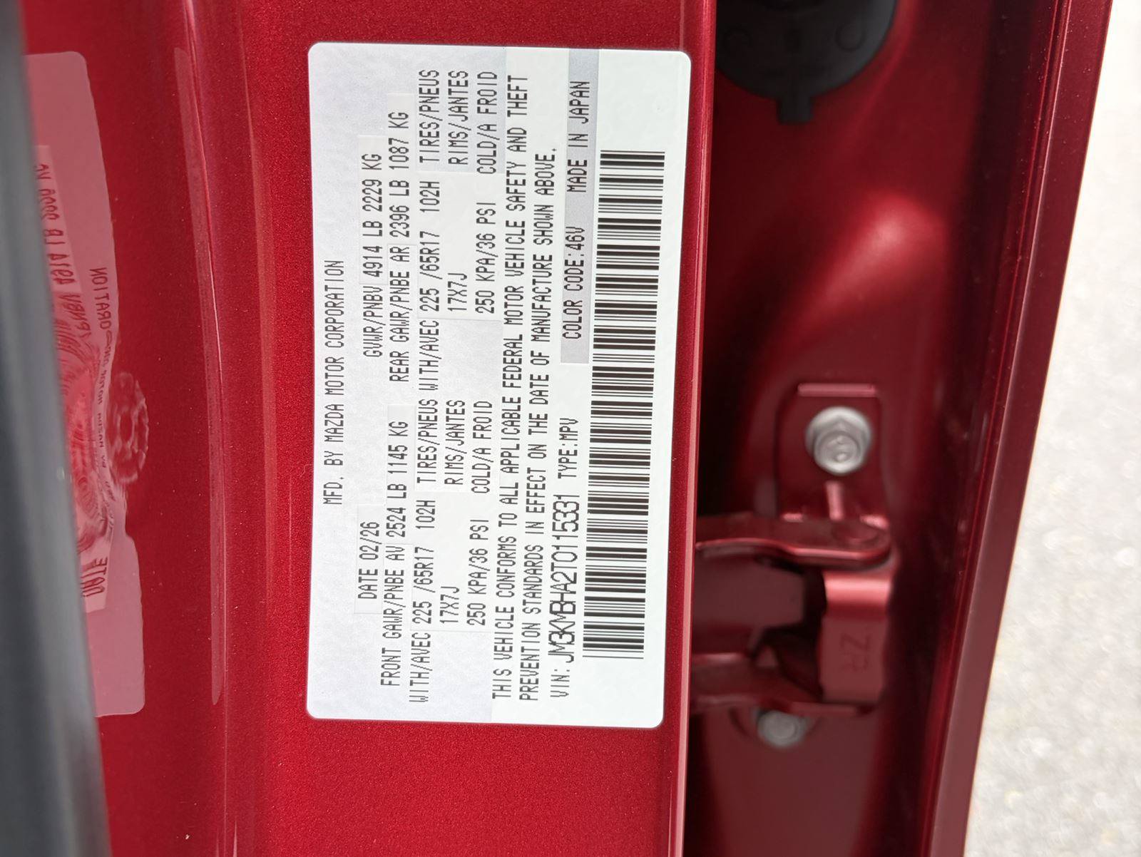 New 2026 MAZDA CX-5 Select AWD/4WD image 35