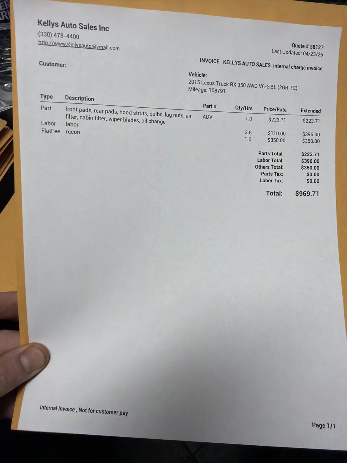 Used 2015 Lexus RX 350 F Sport AWD/4WD image 29