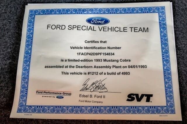 Used 1993 Ford Mustang Cobra image 55