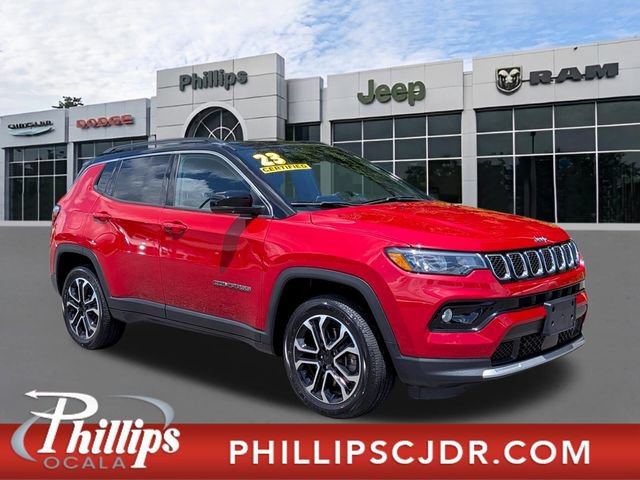 Used 2023 Jeep Compass Limited w/ Sun and Sound Group AWD/4WD image 1