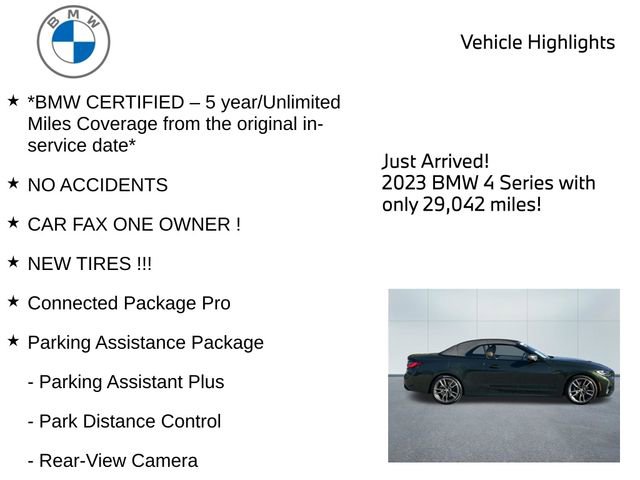 Certified 2023 BMW 440i xDrive Convertible w/ Premium Package image 9