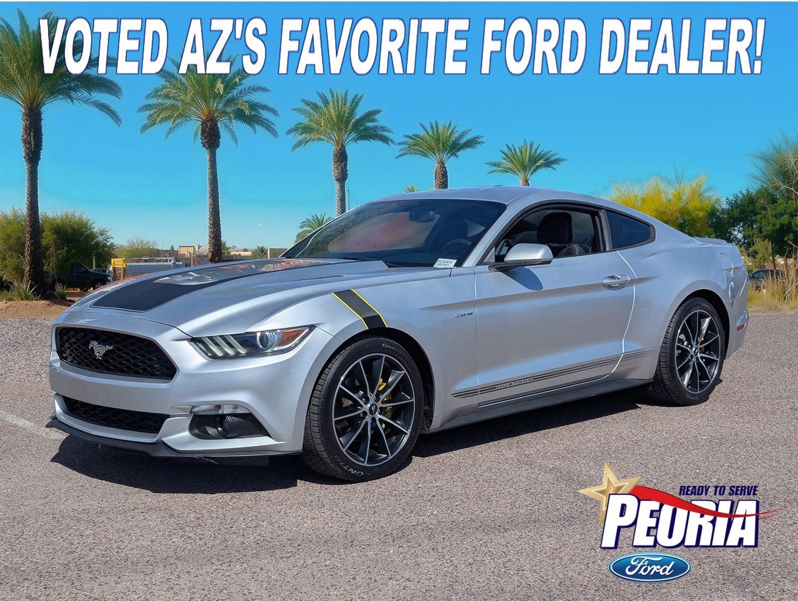 Used 2015 Ford Mustang Coupe w/ Wheel & Stripe Package image 1