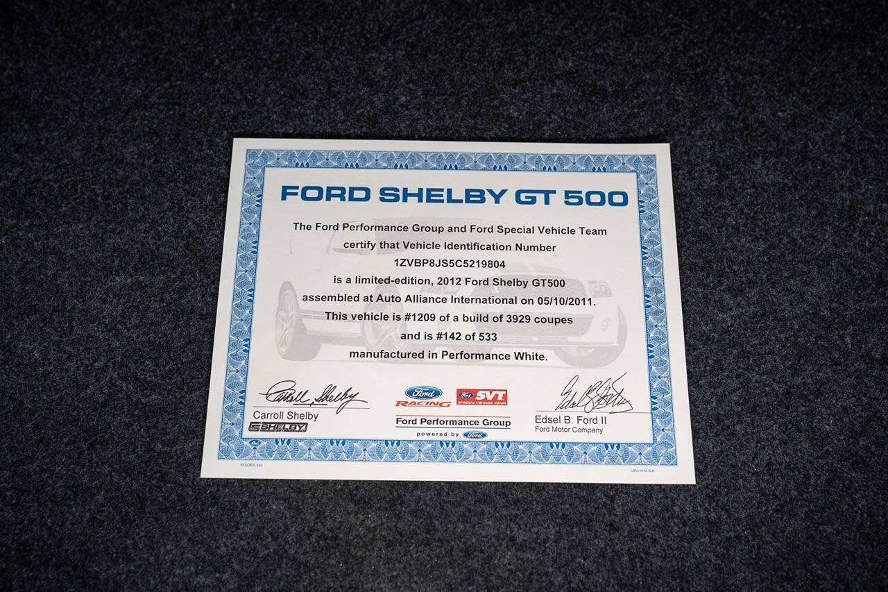 Used 2012 Ford Mustang Shelby GT500 w/ Electronics Pkg RWD image 77