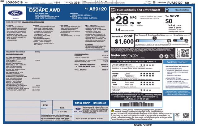 Used 2023 Ford Escape Active w/ Tech Pack #2 AWD/4WD image 19