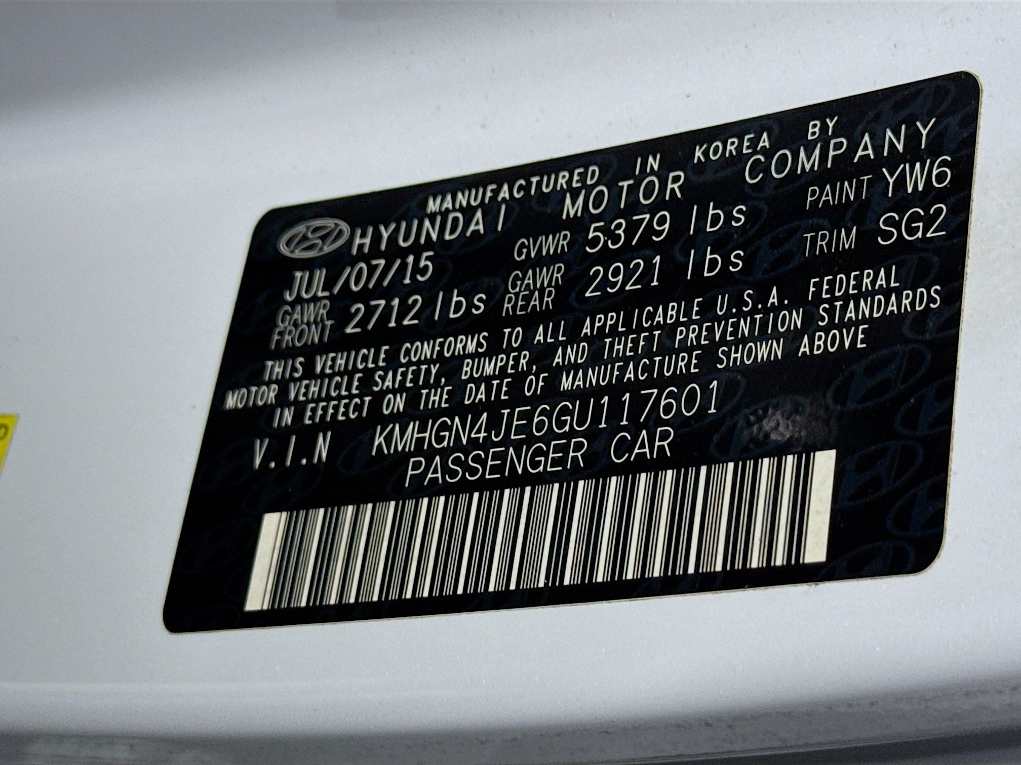 Used 2016 Hyundai Genesis 3.8 RWD image 40