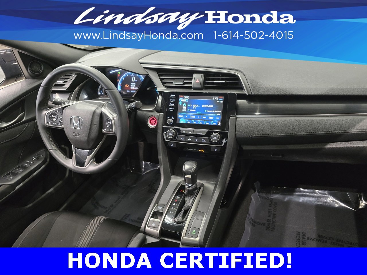 Certified 2021 Honda Civic EX image 9