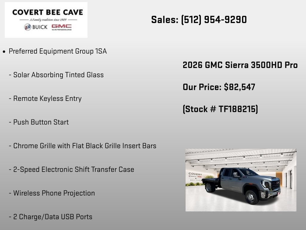 New 2026 GMC Sierra 3500 Pro w/ Convenience Package AWD/4WD image 7
