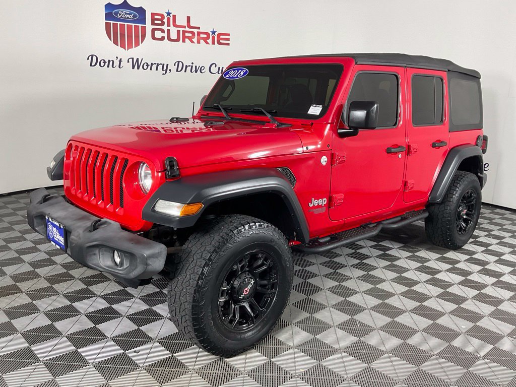 Used 2018 Jeep Wrangler Unlimited Sport S AWD/4WD image 7