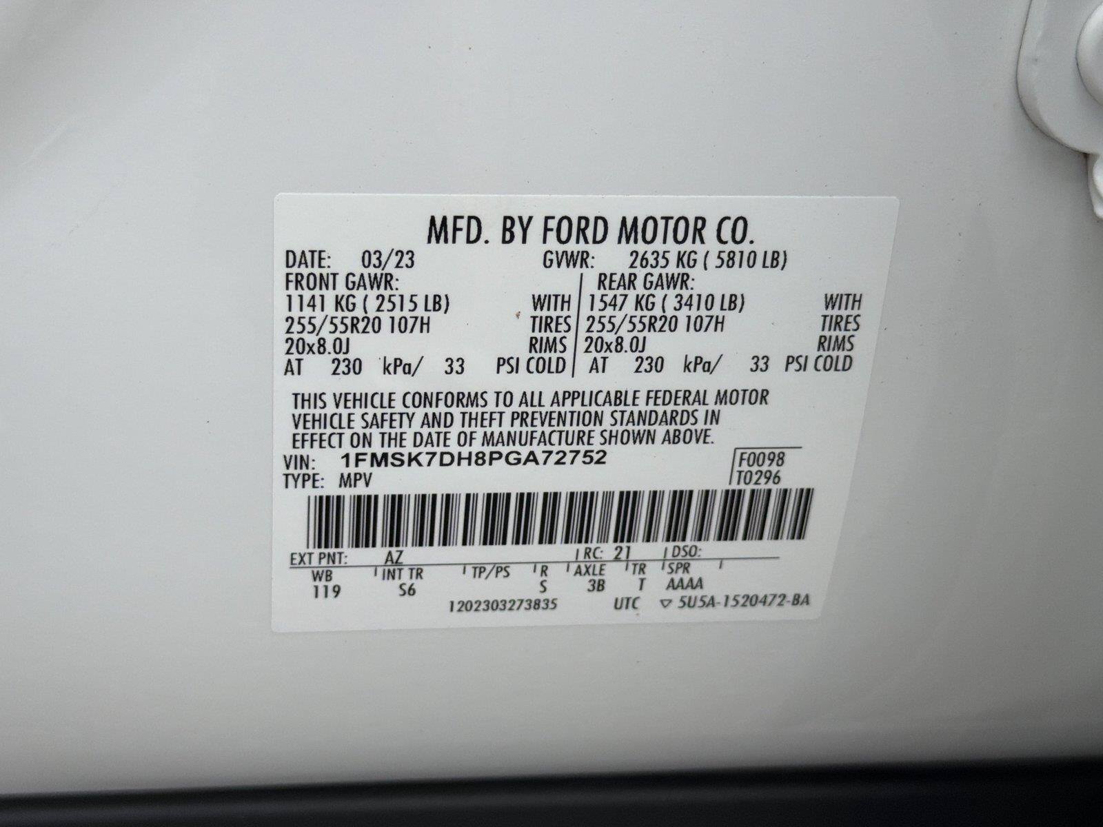 Used 2023 Ford Explorer XLT w/ Equipment Group 202A RWD image 34
