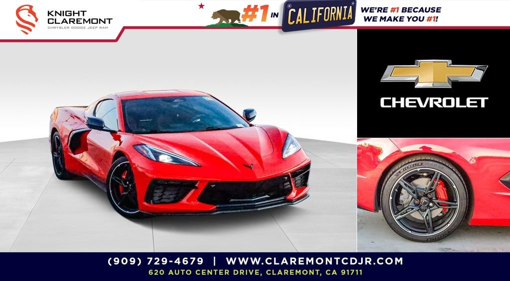 Used 2024 Chevrolet Corvette Stingray Preferred Cpe w/ LPO, Roadside Safety Package image 1