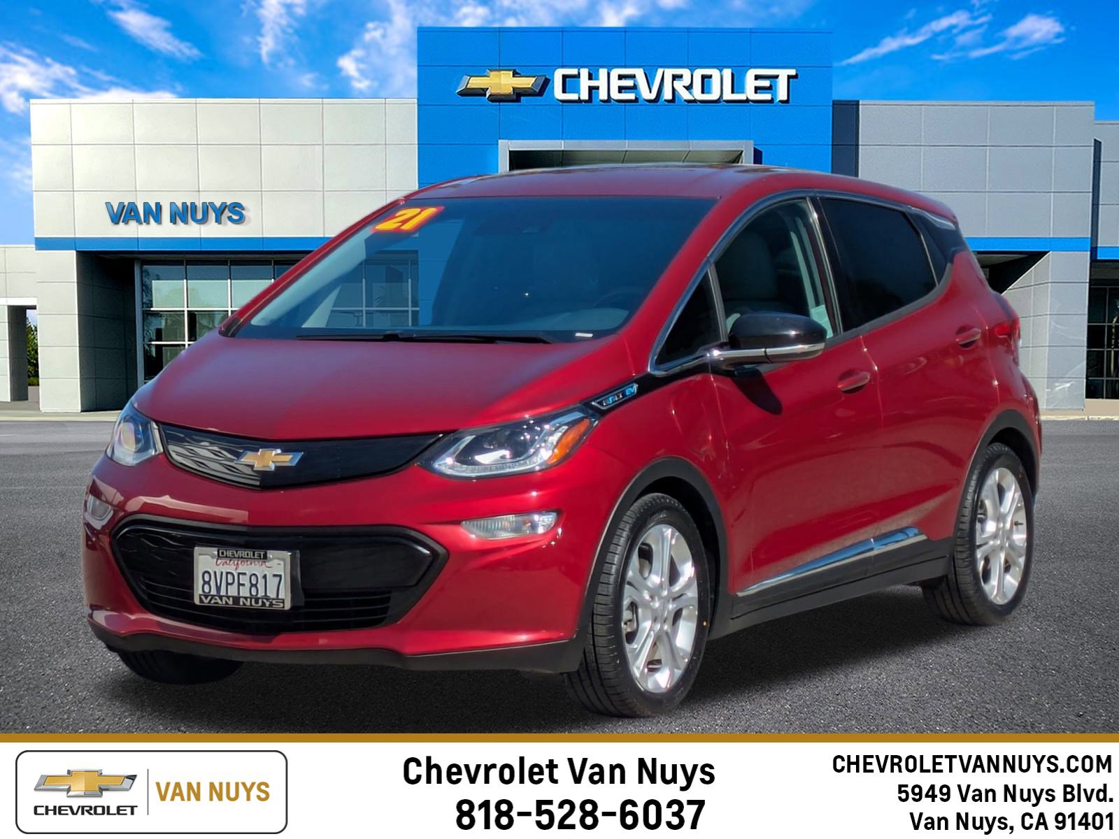 Used 2021 Chevrolet Bolt LT