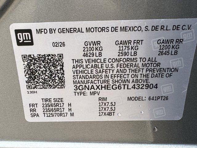 New 2026 Chevrolet Equinox LT image 27