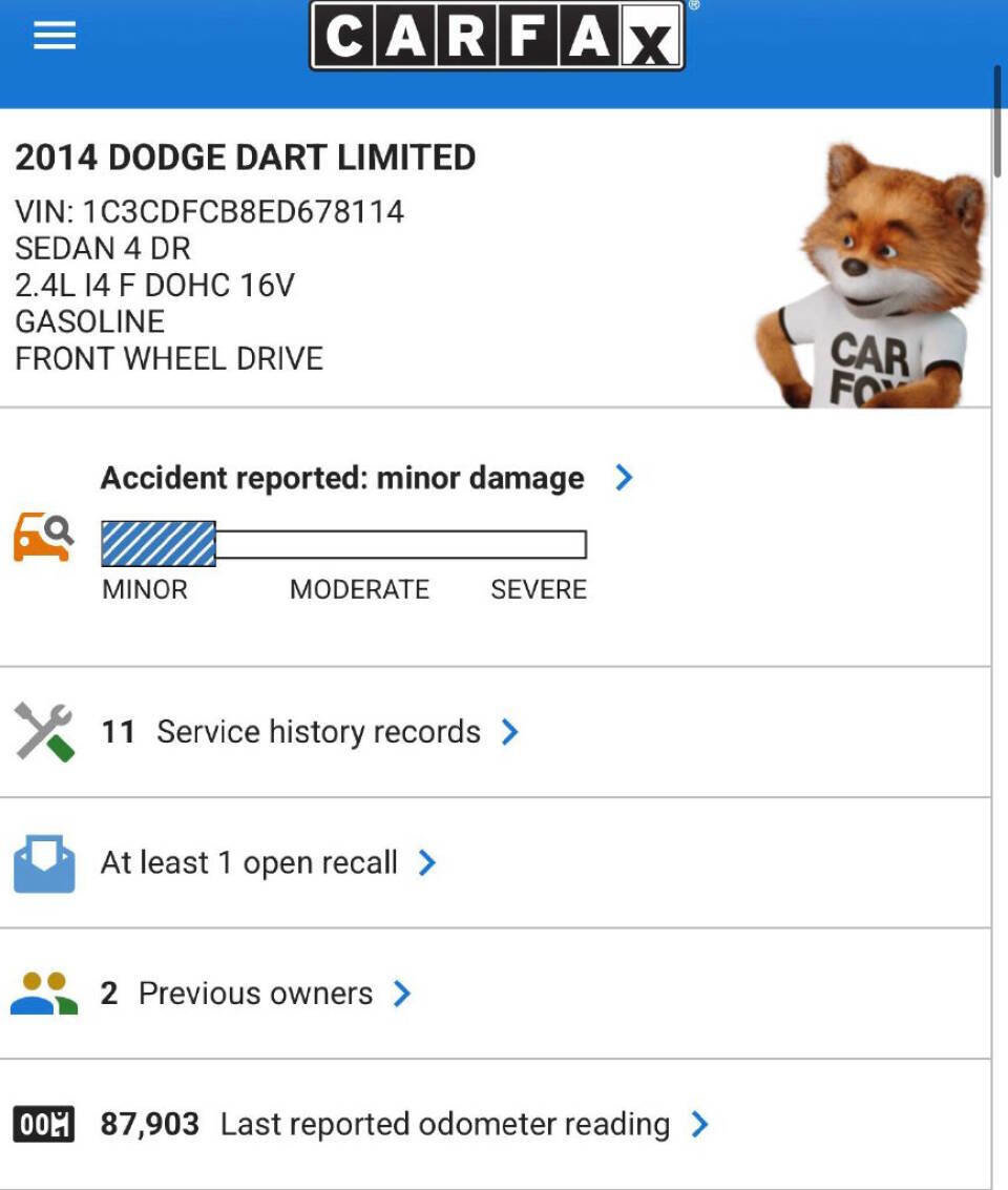Used 2014 Dodge Dart Limited FWD image 20