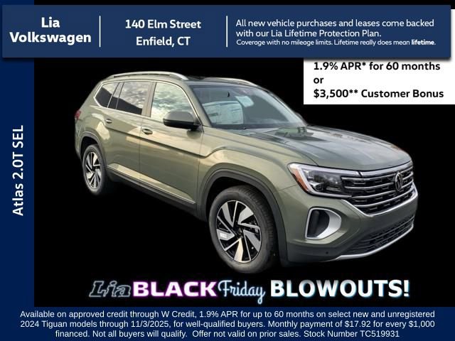 New 2026 Volkswagen Atlas SEL