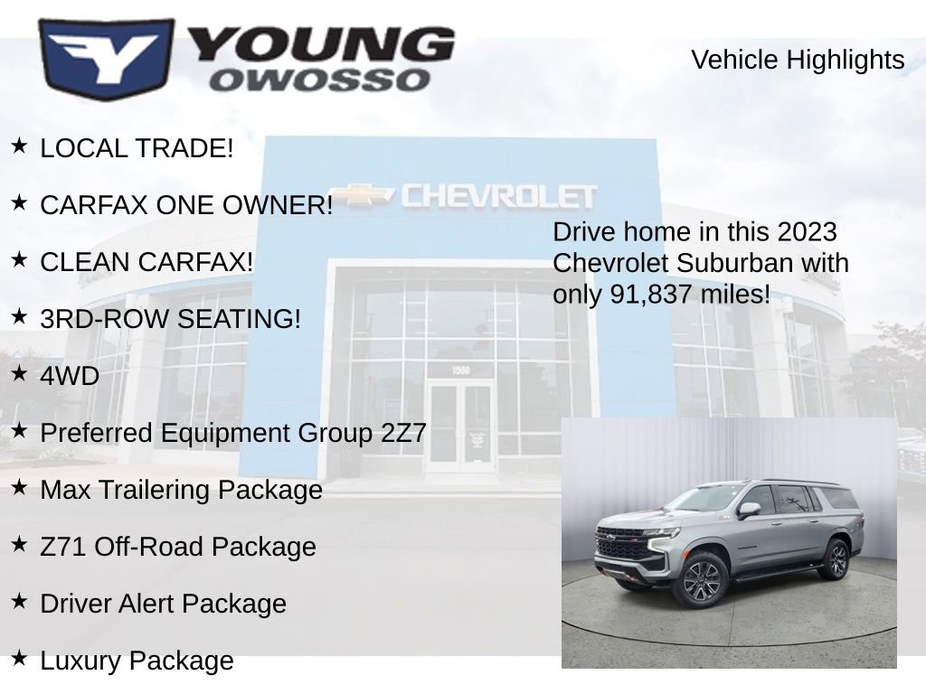 Used 2023 Chevrolet Suburban Z71 w/ Z71 Off-Road Package image 8