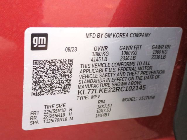 Certified 2024 Chevrolet Trax ACTIV w/ Driver Confidence Package image 33