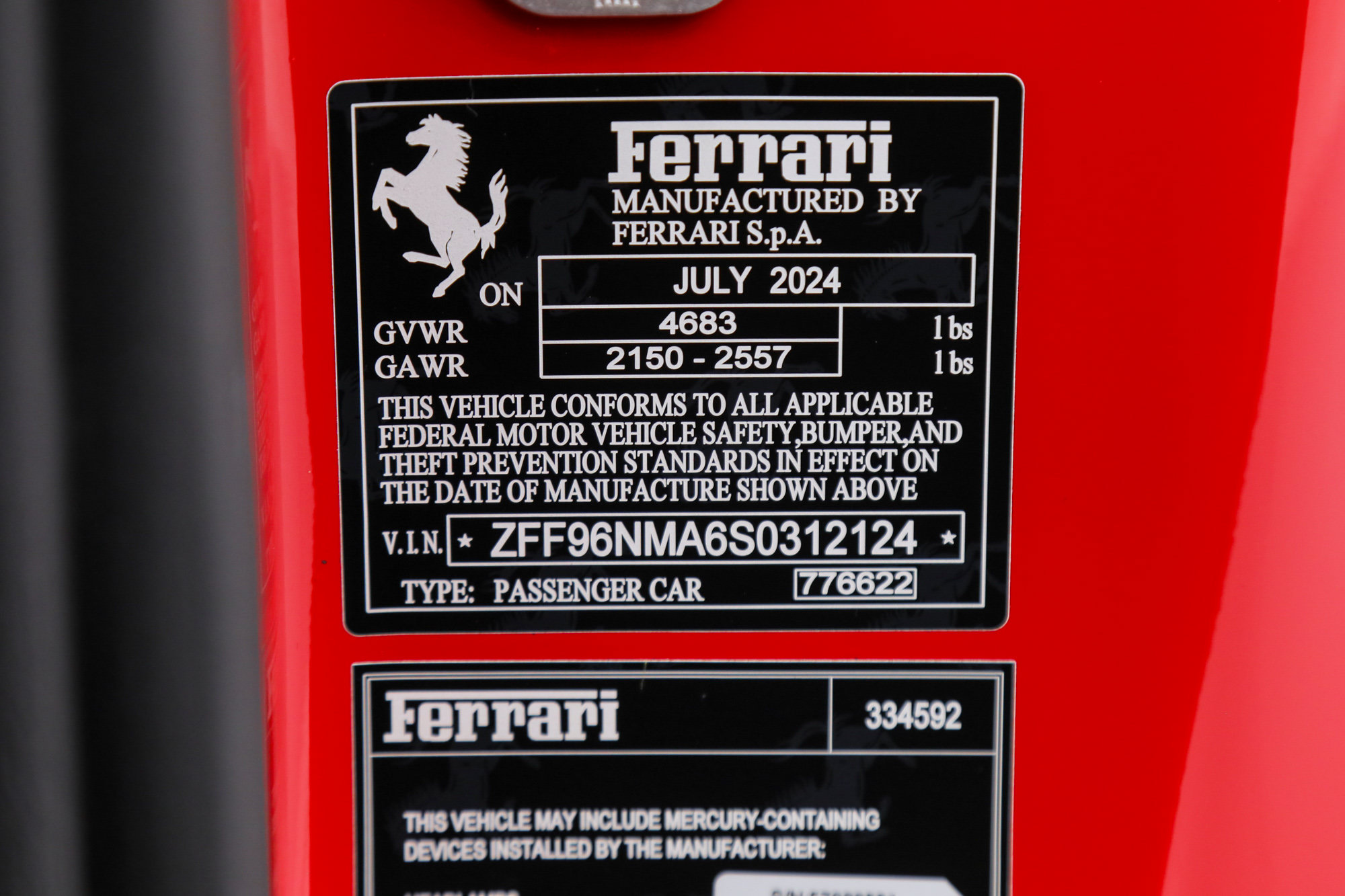 Certified 2025 Ferrari SF90 Spider AWD/4WD image 48