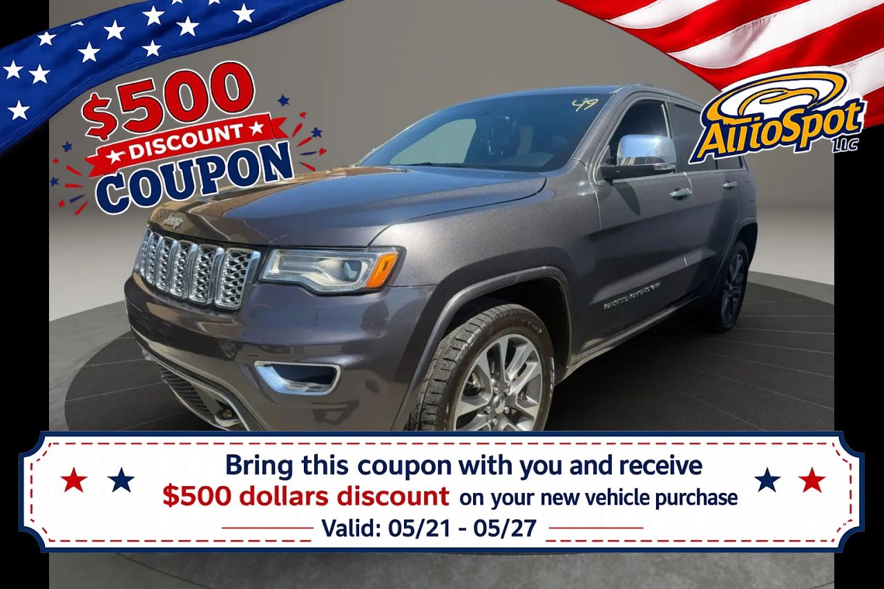 Used 2017 Jeep Grand Cherokee Overland AWD/4WD image 1