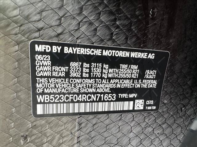 Certified 2024 BMW iX xDrive50 w/ Premium Package AWD/4WD image 16