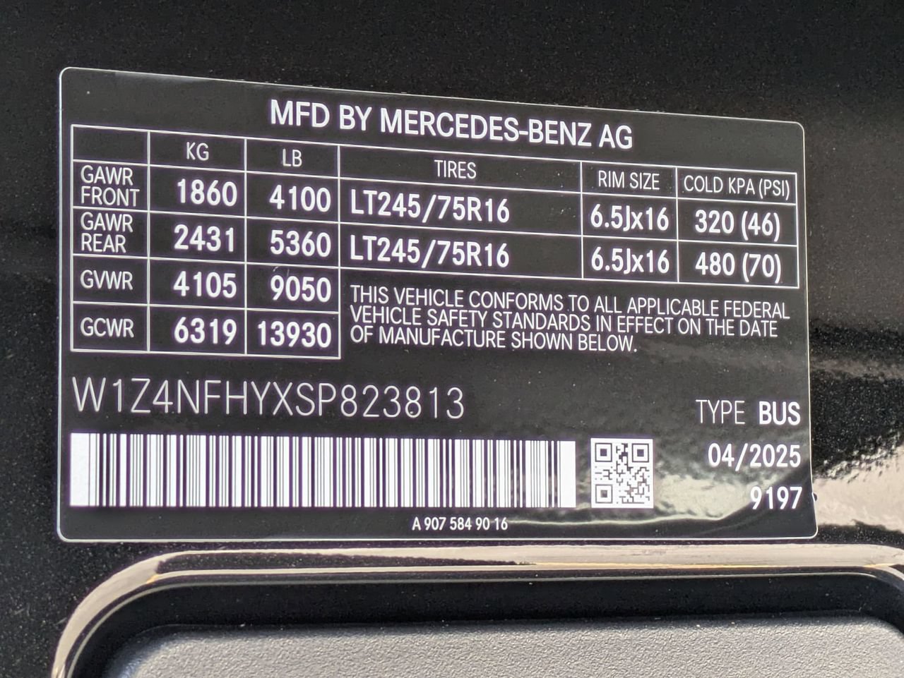 New 2025 Mercedes-Benz Sprinter 2500 image 16