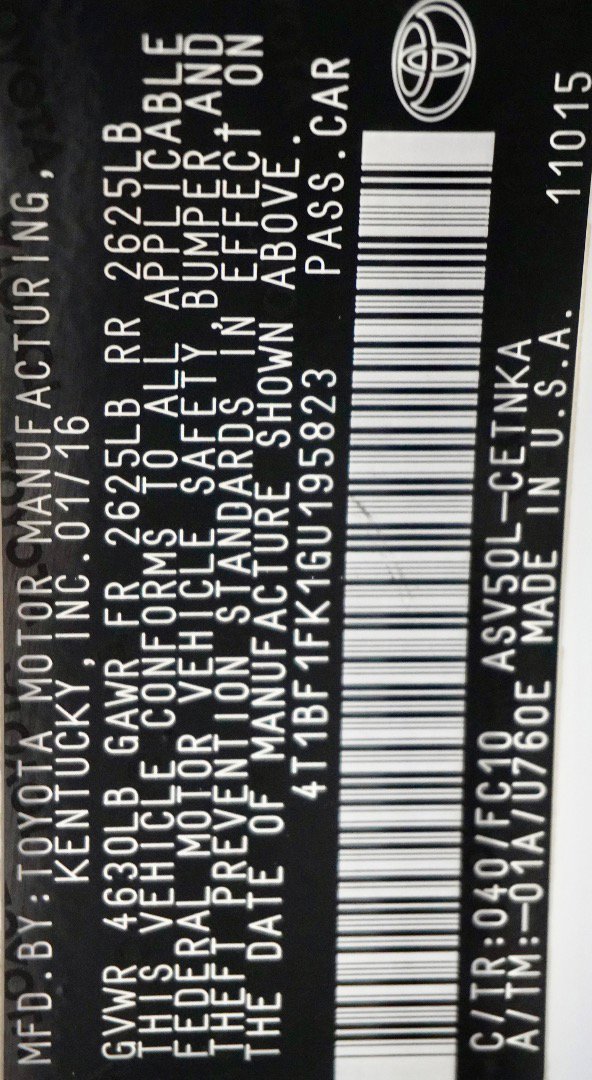 Used 2016 Toyota Camry LE FWD image 45