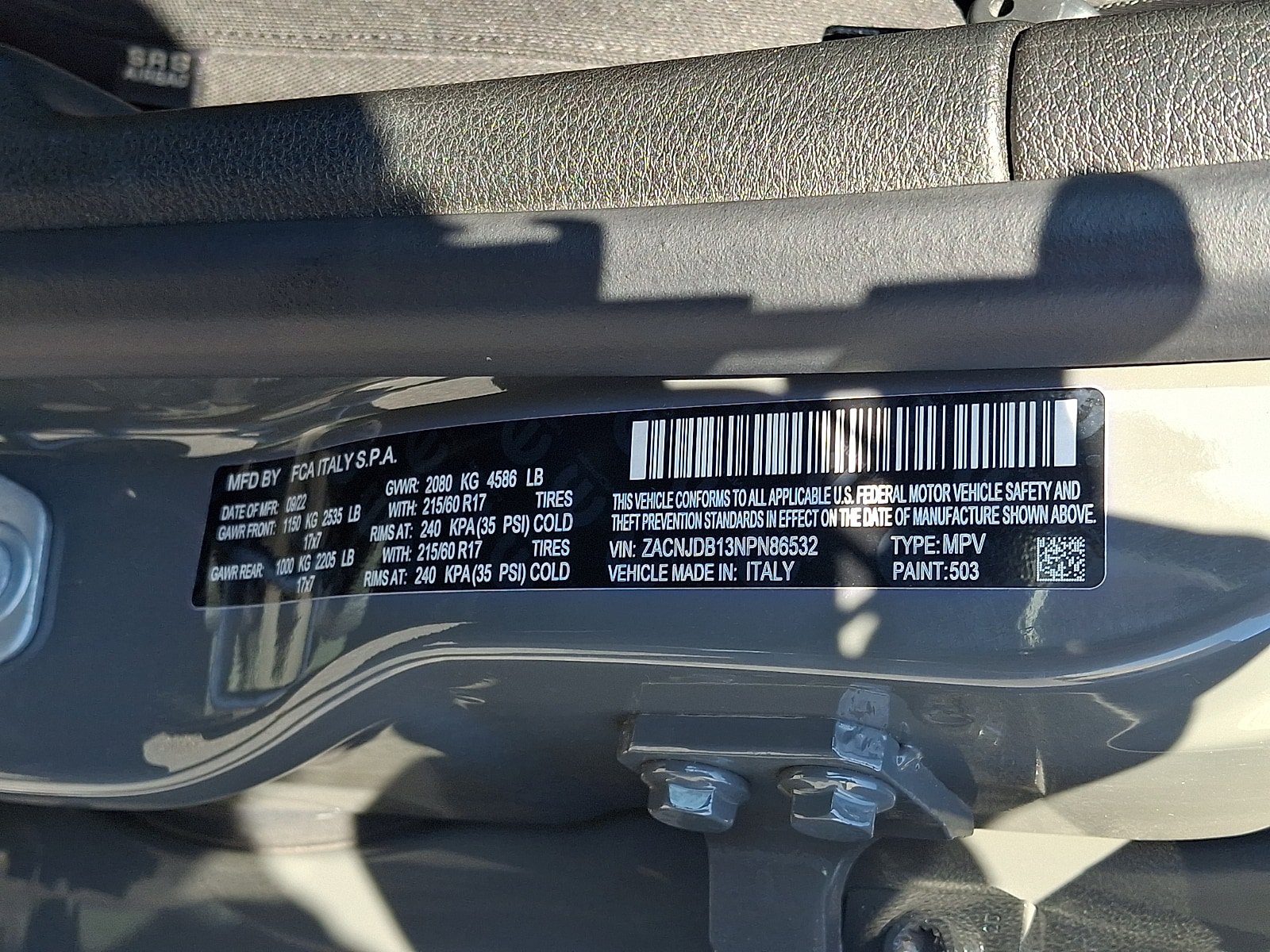 Used 2022 Jeep Renegade Latitude AWD/4WD image 28