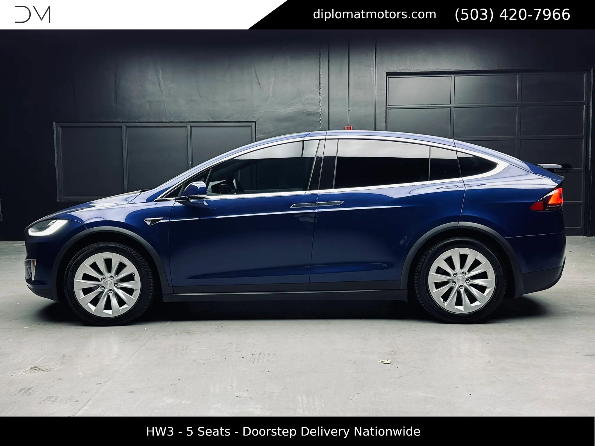 Used 2019 Tesla Model X Long Range AWD/4WD image 3