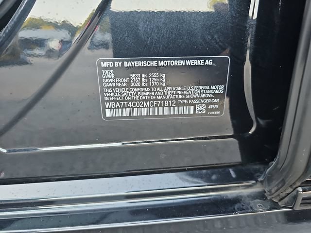 Used 2021 BMW 740i xDrive w/ M Sport Package AWD/4WD image 32