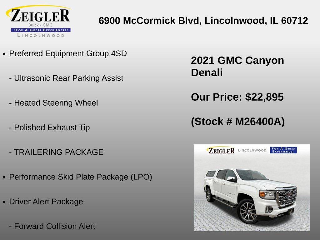 Used 2021 GMC Canyon Denali AWD/4WD image 12