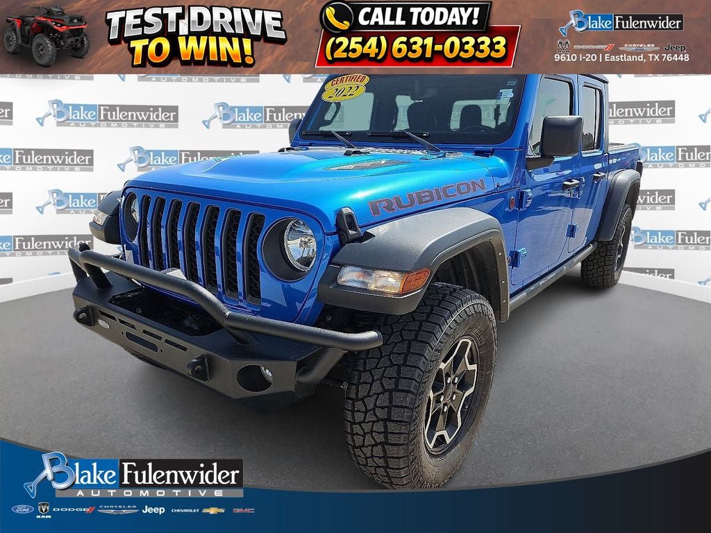 Used 2022 Jeep Gladiator Rubicon w/ Cold Weather Group AWD/4WD image 1