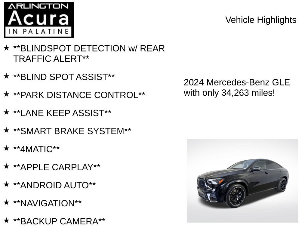 Used 2024 Mercedes-Benz GLE 53 AMG 4MATIC Coupe image 7