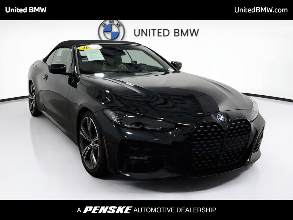Used 2022 BMW 430i Convertible w/ M Sport Package RWD image 3