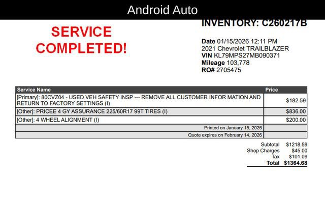 Used 2021 Chevrolet TrailBlazer LT image 13