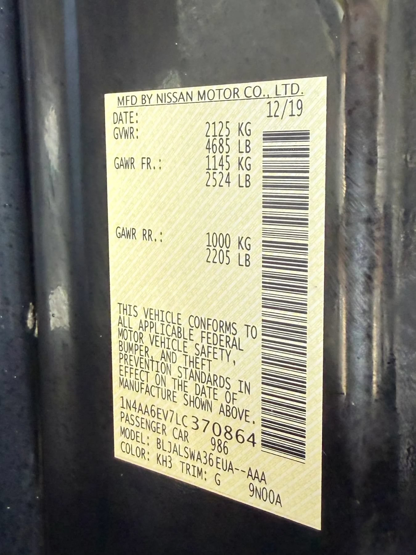 Used 2020 Nissan Maxima SR w/ Sport Mat Group FWD image 61