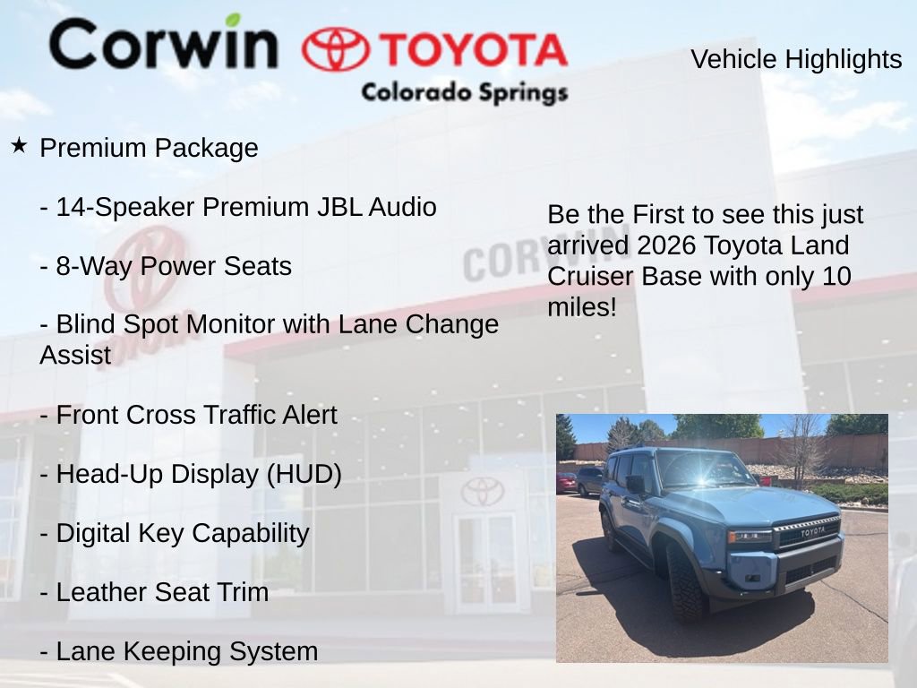 Used 2026 Toyota Land Cruiser w/ Premium Package AWD/4WD image 4