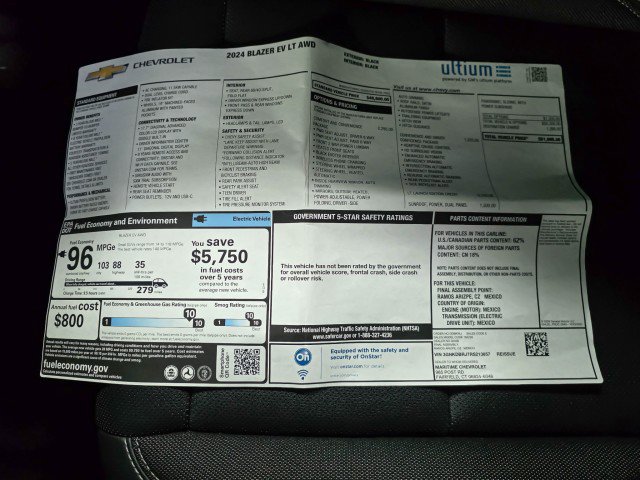 Used 2024 Chevrolet Blazer EV LT image 42