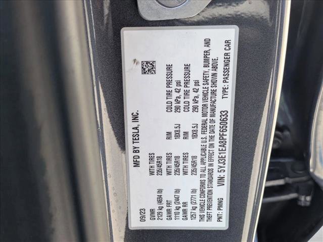 Used 2023 Tesla Model 3 Standard Range RWD image 26