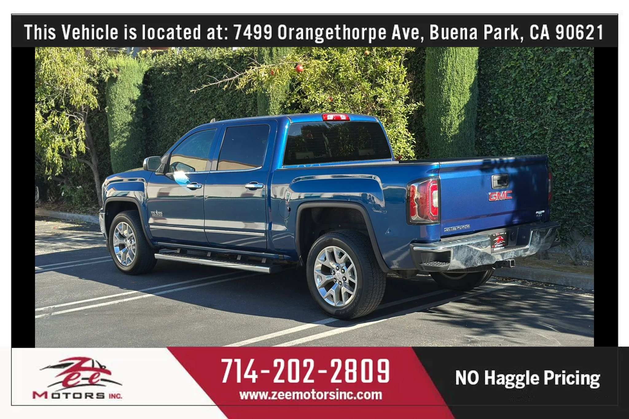Used 2017 GMC Sierra 1500 SLT w/ Texas SLT Premium Package RWD image 9