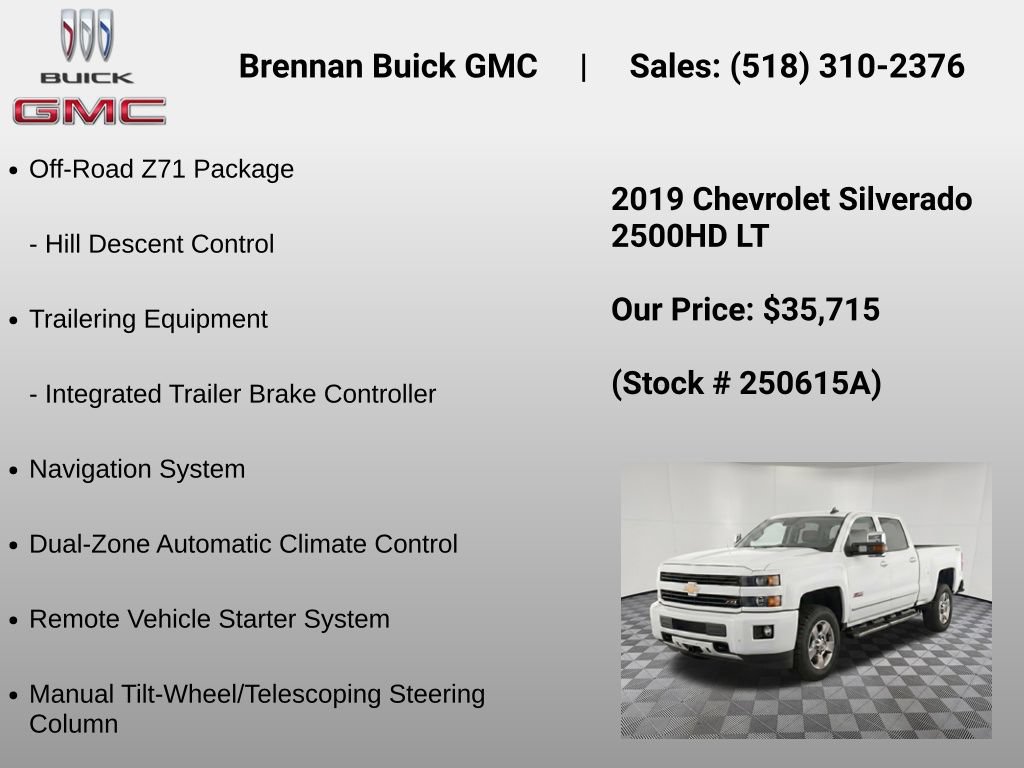 Certified 2019 Chevrolet Silverado 2500 LT w/ Custom Sport Edition AWD/4WD image 24