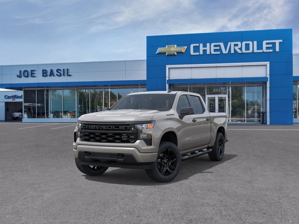 New 2026 Chevrolet Silverado 1500 Custom w/ Turbomax Blackout Package AWD/4WD image 8