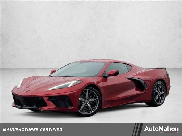 Certified 2021 Chevrolet Corvette Stingray Premium Cpe w/ Engine Appearance Package image 1