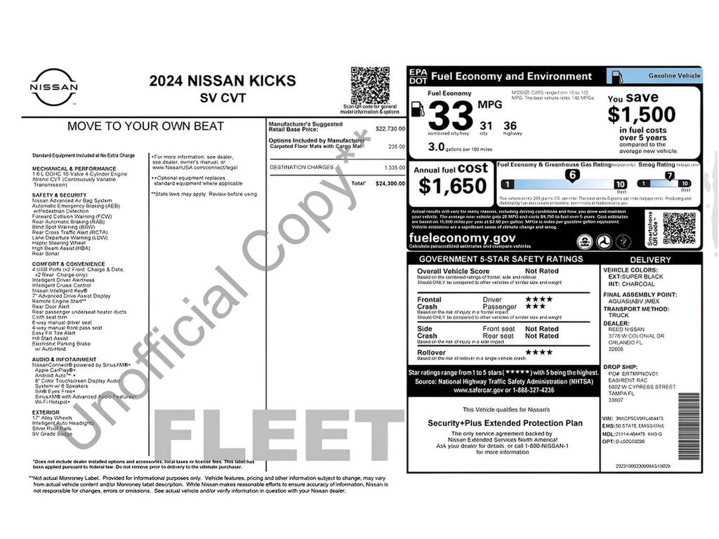 Certified 2024 Nissan Kicks SV image 15