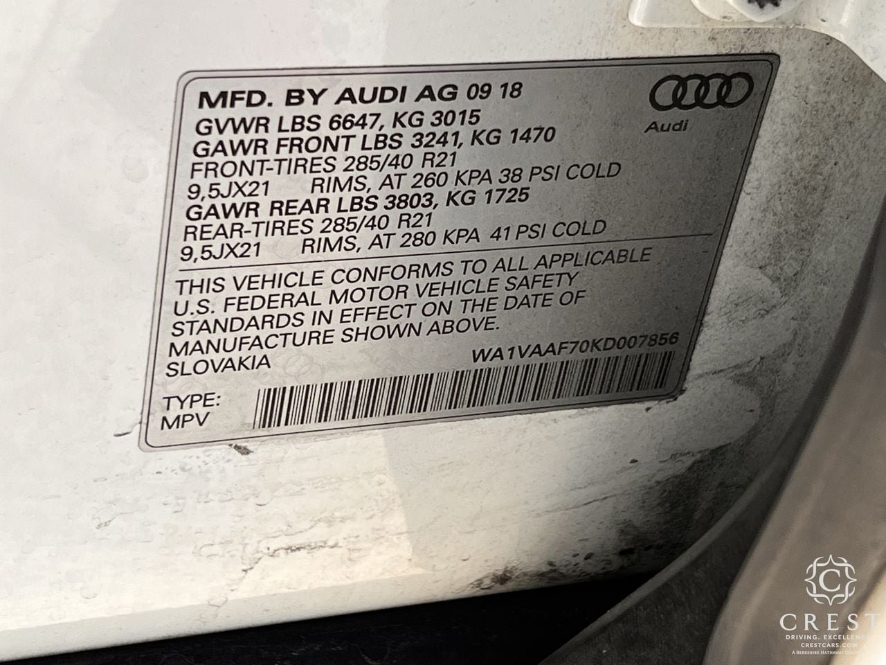 Used 2019 Audi Q7 3.0T Prestige AWD/4WD image 30