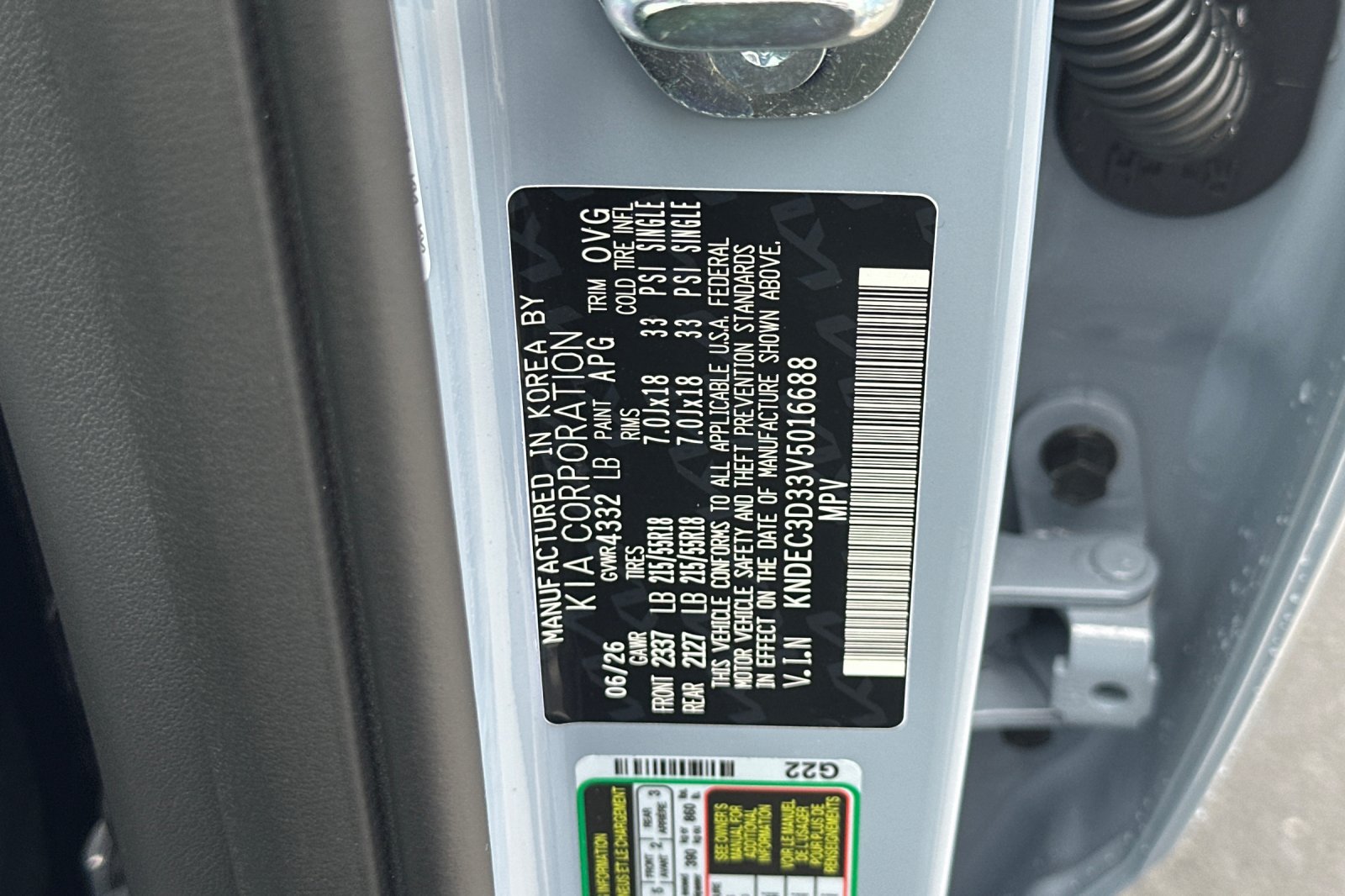 New 2027 Kia Seltos EX w/ EX Panoramic Sunroof Package FWD image 26